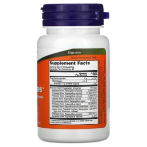 Thành phần vi chất của NOW Foods ChewyZymes Natural Berry Flavor 90 Chewables 733739029577