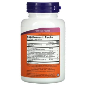 Thành phần vi chất của NOW Foods Clinical Cardio Cardiovascular Support 90 Veg Capsules 733739033833