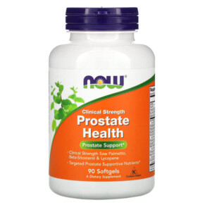 Thực phẩm chức năng NOW Foods Clinical Strength Prostate Health 90 Softgels 733739033482