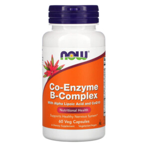Thực phẩm chức năng NOW Foods Co-Enzyme B-Complex 60 Veg Capsules 733739004062