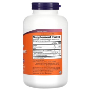 Thành phần vi chất của NOW Foods Collagen Joint Support Powder 11 oz (312 g) 733739032911