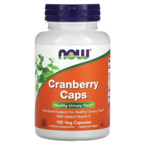 Thực phẩm chức năng NOW Foods Cranberry Caps 100 Veg Capsules 733739032300