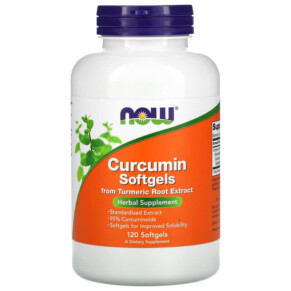 Thực phẩm chức năng NOW Foods Curcumin Softgels 120 Softgels 733739049391