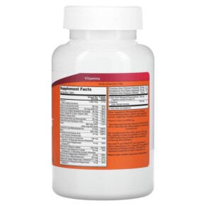 Thành phần vi chất của NOW Foods Daily Vits Multi Vitamin & Mineral 250 Tablets 733739037718