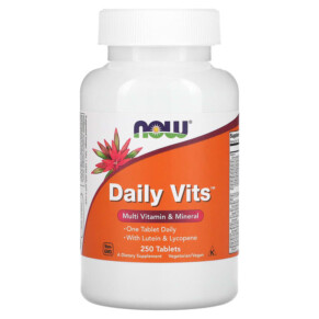 Thực phẩm chức năng NOW Foods Daily Vits Multi Vitamin & Mineral 250 Tablets 733739037718
