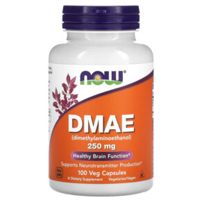 Thực phẩm chức năng NOW Foods DMAE 250 mg 100 Veg Capsules 733739030900