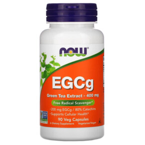 Thực phẩm chức năng NOW Foods EGCg Green Tea Extract 400 mg 90 Veg Capsules 733739047045