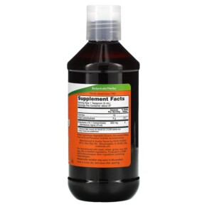 Thành phần vi chất của NOW Foods Elderberry Liquid 500 mg 8 fl oz (237 ml) 733739048523