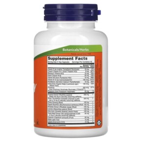 Thành phần vi chất của NOW Foods Energy 90 Veg Capsules 733739033260