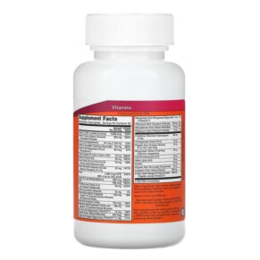 Thành phần vi chất của NOW Foods Eve Capsules Superior Women's Multi Iron-Free 120 Veg Capsules 733739037985