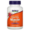 Thực phẩm chức năng NOW Foods Flush-Free Niacin Double Strength 500 mg 90 Veg Capsules 733739004987