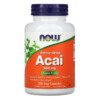 Thực phẩm chức năng NOW Foods Freeze-Dried Acai 500 mg 100 Veg Capsules 733739033550