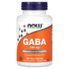 Thực phẩm chức năng NOW Foods GABA 750 mg 100 Veg Capsules 733739000897