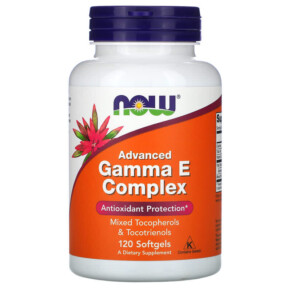 Thực phẩm chức năng NOW Foods Gamma E Complex Advanced 120 Softgels 733739008114
