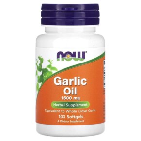 Thực phẩm chức năng NOW Foods Garlic Oil 1.500 mg 100 Softgels 733739017901
