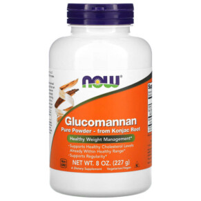 Thực phẩm chức năng NOW Foods Glucomannan Pure Powder 8 oz (227 g) 733739065131