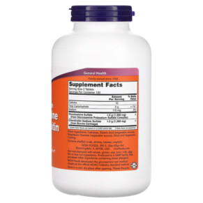 Thành phần vi chất của NOW Foods Glucosamine & Chondroitin Extra Strength 240 Tablets 733739032447