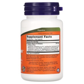 Thành phần vi chất của NOW Foods Gr8-Dophilus 60 Veg Capsules 733739029126