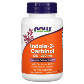Thực phẩm chức năng NOW Foods Indole-3-Carbinol 200 mg 60 Veg Capsules 733739030566