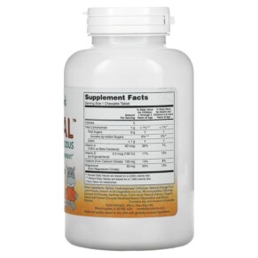 Thành phần vi chất của NOW Foods Kid Cal 100 Chewables 733739012333