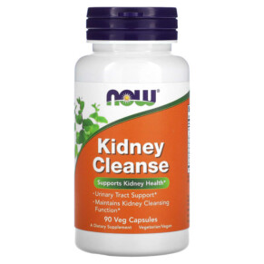 Thực phẩm chức năng NOW Foods Kidney Cleanse 90 Veg Capsules 733739024633