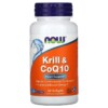 Thực phẩm chức năng NOW Foods Krill & CoQ10 60 Softgels 733739016287