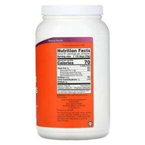 Thành phần vi chất của NOW Foods Lecithin Granules Non-GMO 2 lbs (907 g) 733739022622