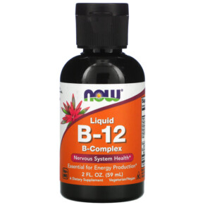 Thực phẩm chức năng NOW Foods Liquid B-12 B-Complex 2 fl oz (59 ml) 733739004642