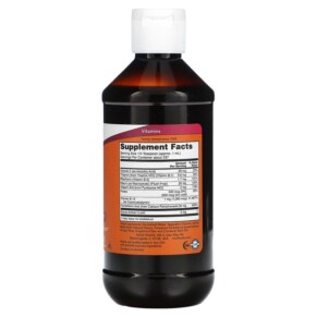Thành phần vi chất của NOW Foods Liquid B-12 B-Complex 8 fl oz (237 ml) 733739004659