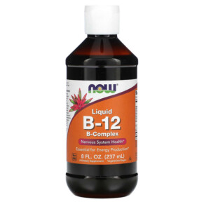 Thực phẩm chức năng NOW Foods Liquid B-12 B-Complex 8 fl oz (237 ml) 733739004659