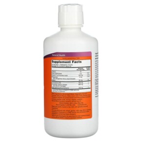 Thành phần vi chất của NOW Foods Liquid Glucosamine & Chondroitin with MSM Citrus 32 fl oz (946 ml) 733739031778
