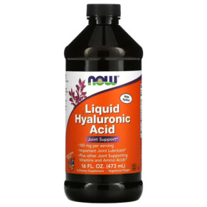 Thực phẩm chức năng NOW Foods Liquid Hyaluronic Acid Berry 100 mg 16 fl oz (473 ml) 733739031594