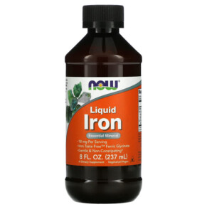 Thực phẩm chức năng NOW Foods Liquid Iron 8 fl oz (237 ml) 733739014474