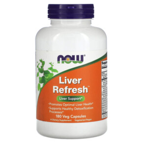 Thực phẩm chức năng NOW Foods Liver Refresh 180 Veg Capsules 733739024497