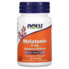 Thực phẩm chức năng NOW Foods Melatonin 5 mg 120 Tablets 733739035547