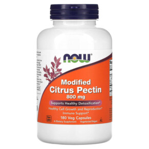 Thực phẩm chức năng NOW Foods Modified Citrus Pectin 800 mg 180 Veg Capsules 733739030757