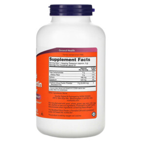 Thành phần vi chất của NOW Foods Modified Citrus Pectin Pure Powder 1 lb (454 g) 733739030764