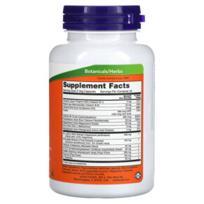 Thành phần vi chất của NOW Foods Mood Support with St. John's Wort 90 Veg Capsules 733739033512