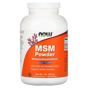 Thực phẩm chức năng NOW Foods MSM Powder 1 lb (454 g) 733739021267