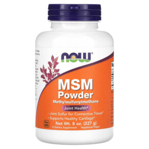 Thực phẩm chức năng NOW Foods MSM Powder 8 oz (227 g) 733739021250