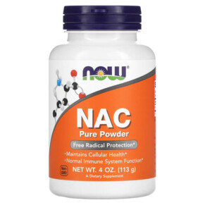 Thực phẩm chức năng NOW Foods NAC Pure Powder 4 oz (113 g) 733739001863