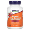 Thực phẩm chức năng NOW Foods Natural Beta Carotene 7.500 mcg (25.000 IU) 180 Softgels 733739003225