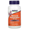 Thực phẩm chức năng NOW Foods Natural Resveratrol 50 mg 60 Veg Capsules 733739033390