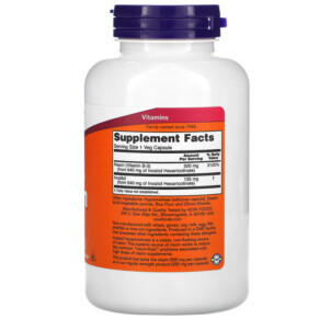 Thành phần vi chất của NOW Foods Niacin Flush-Free Double Strength 500 mg 180 Veg Capsules 733739005007