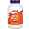 NOW Foods Niacin Flush-Free Double Strength 500 mg 180 Veg Capsules 4 Thực phẩm chức năng NOW Foods Niacin Flush-Free Double Strength 500 mg 180 Veg Capsules 733739005007