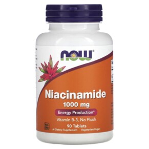 Thực phẩm chức năng NOW Foods Niacinamide 1.000 mg 90 Tablets 733739004512