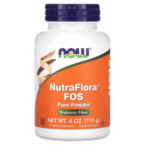 Thực phẩm chức năng NOW Foods NutraFlora FOS Pure Powder 4 oz (113 g) 733739029423