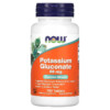 Thực phẩm chức năng NOW Foods Potassium Gluconate 99 mg 100 Tablets 733739014603