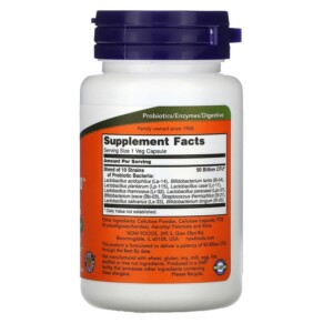 Thành phần vi chất của NOW Foods Probiotic-10 50 Billion 50 Veg Capsules 733739029287