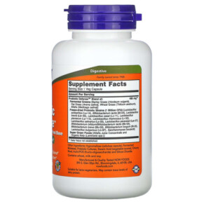 Thành phần vi chất của NOW Foods Probiotic Defense 90 Veg Capsules 733739029188